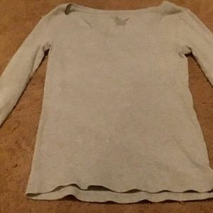 Gray spandex Comfort long sleeve shirt